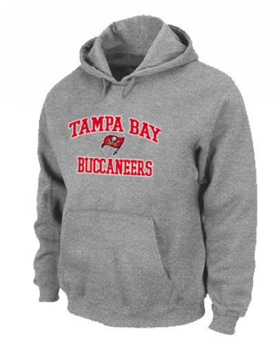 NFL Men's Nike Tampa Bay Buccaneers Heart & Soul Pullover Hoodie - Grey